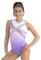 GK Glitz & Glam Turnkleidung Tanztrikot Gymnastikanzug für Mädchen mit passendem Haargummi, Größe M, Violett