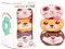 Lustige Animal Donut Socken Box - Lustig Bunte Coole Geschenke für Frauen Damen Teenager Mädchen Mama Oma Sie Freundin - Witzige Muttertagsgeschenk Valentinstag Weihnachten Strümpfe Geschenkideen