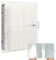 200 Taschen Kpop Photocard Binder Album, Mini Fotokartenhalter Buch, 3 Zoll kleine Fotokarte für Bild Sammlung Weiß