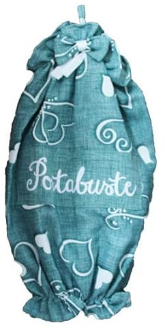 Russo Tessuti PORTASACCHETTI Porta Buste Dispenser Organizer Cucina Accessori Cuori Paris Love-Tiffany