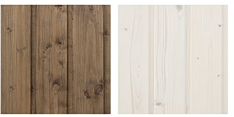 TIMBELA Il kit di impregnanti per l’applicazione su casette in legno interno e esterno - 5 litri di colore BIANCO+ 5 litri di impregnante di colore NERO + IL REGALO il kit di pennelli