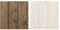 TIMBELA Il kit di impregnanti per l’applicazione su casette in legno interno e esterno - 5 litri di colore BIANCO+ 5 litri di impregnante di colore NERO + IL REGALO il kit di pennelli