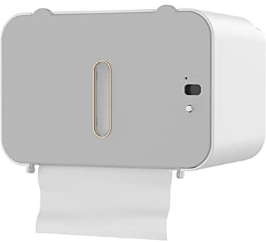 Dispensador de toallas eléctrico, dispensador de toallas de papel sin contacto con sensor, caja de pañuelos automática montada en la pared, dispensador de toallas de mano de papel sin contacto para