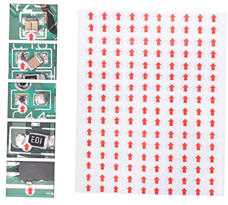 STOBOK 3200 Stück Selbstklebender Pfeilaufkleber Kleine Klebepfeile Push-pin-aufkleber Kleine Pfeile Selbstklebend Roter Pfeil Zeichen Klebepfeile Rot Für Landkarte Applikationen
