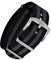 BOMBFROG NATO Strap Uhrenarmband 20mm Nylon schwarz-grau, Dornenschließe silber, Uhrenarmband Nato (20 mm, Schwarz-Grau - Dornenschließe silber)
