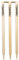 DANIAL SPORTS BEYOND FEAR Cricket Wickets Set of 6 Wickets with Bails