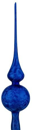 Navidacio Weihnachtsbaumspitze | Groß 35cm in 'Ice Royal Blau' - Baumspitze Spitze Tannenbaumspitze Christbaumspitze Weihnachtsbaum Christbaum Tannenbaum Christmas Tree Top