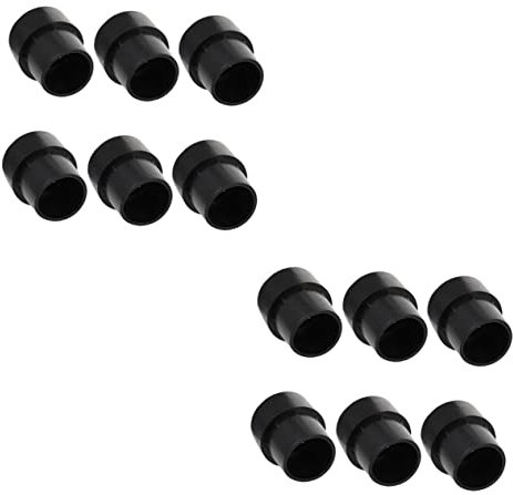 Sosoport 12 Stück Trampolin Bodenmatte Stuhlhockerkappe rutschfeste Beinkappe Ersatz Stuhlfußbezüge Stuhlbeinpolster Trampolin Beinpolster Krückenspitzen Möbelemulsion