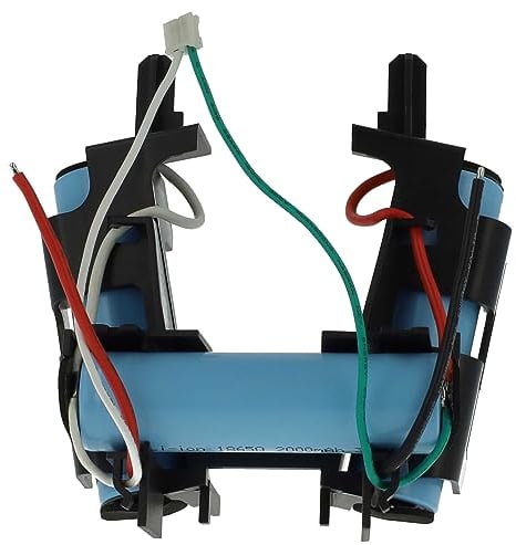 vhbw Akku kompatibel mit AEG Ergorapido ZB3102, ZB3103, ZB3101 Staubsauger Schwarz Blau (2000 mAh, 10,8 V, Li-Ion)