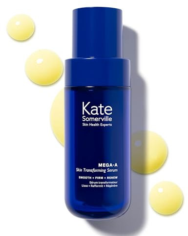 Kate Somerville Mega-A Skin Transforming Serum – Anti-Ageing Serum with Hyaluronic Acid For Uneven Texture and Wrinkles, 30 mL
