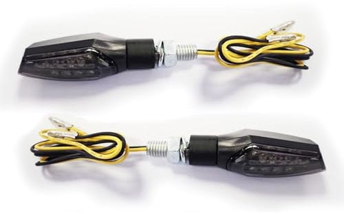 Tenzo-R Universal Motorrad LED Blinker PROTECH smoke mit E-Prüfzeichen