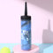Jolsaawie Botella de Agua para Hockey sobre Hielo de 650ML, Botella PortáTil de FúTbol, DiseñO CláSico de Punta Extendida, Botella Deportiva con Pajita