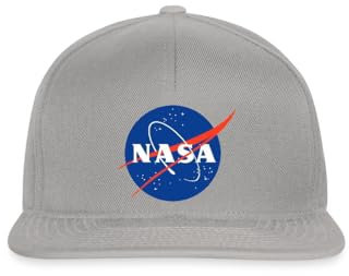 Spreadshirt NASA Classic Logo Snapback Cap, One Size, Graphit/Graphit