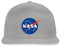 Spreadshirt NASA Classic Logo Snapback Cap, One Size, Graphit/Graphit