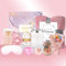 Geschenk für Frauen,Freundin,Geburtstag Geschenkset für FrauenBesteFreundin,RoseSpa Umarmung Entspannung GeburtstagMuttertagWeihnachtstag GeschenkkorbideenDeckeSet für Frauen Freundin Mama Schwester