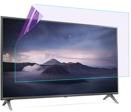 AIZYR 85 Inch Anti Glare Anti Blue Light Matte TV Film, Anti Reflective Scratch Resistant Screen Protector Bubble Free Installation 