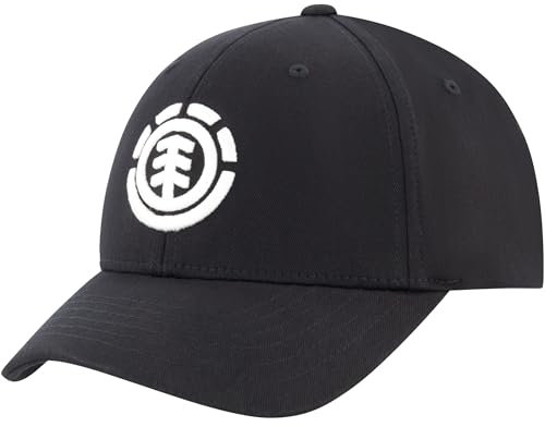 Element Unisex-Erwachsene Baseball Hat, Adult Flex Fit Active Sport Cap with Curved Brim Baseballkappe, Schwarz, Einheitsgre