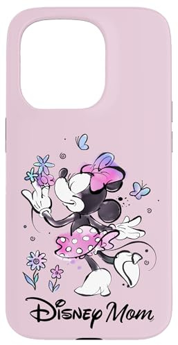 Disney Mom Minnie & Flowers Family Trip Mother’s Day Gift Hülle für iPhone 15 Pro