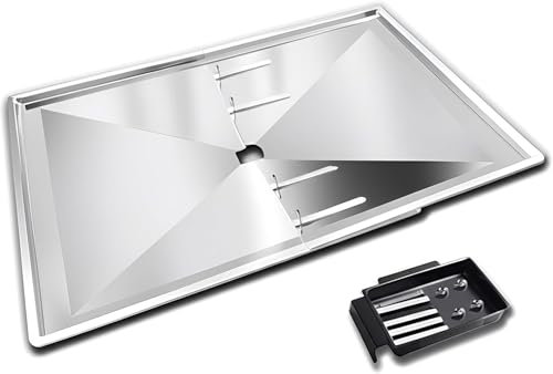 Nordic Bbq Store Adjustable Grease Tray (33-36 inches) for 5/6 Burner Grills from Biltema, Lucifer, Napolean, Landmann & Other European Brands, Universal Grease Tray Replacement for Gas Grills
