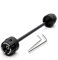 AMYALIN Motorrad Sturzschutz Sturzpads Für HON&DA CBR650R CB650R 2019-2023 Motorrad Vorderachse Gabel Crash Slider Rad Schutz(Schwarz)
