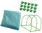Serre d'extérieur compacte pour l'hiver 150 cm x 80 cm x 90 cm Idéal pour le jardinage dans le jardin Structure durable Parfaite pour la protection et la croissance des plantes