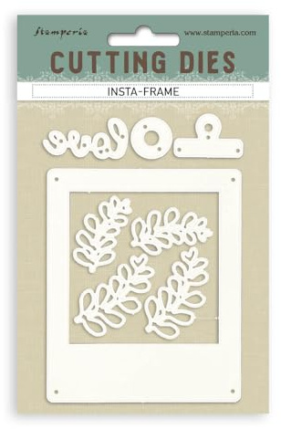Stamperia - Cutting Dies for Scrapbooking, Albums, Cards, Bullet Journals, and More, Create Decorations with Natural Elements, Perfect for Crafts and Gifting (A6) (Venice, City of Art - Insta-Frame)