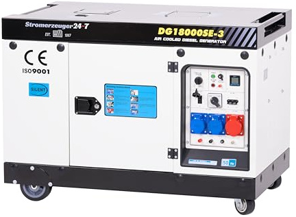 Pro-Lift-Werkzeuge Silent Diesel Stromaggregat 230V 400V 13kW Stromerzeuger 13000W Notstromaggregat - 2871