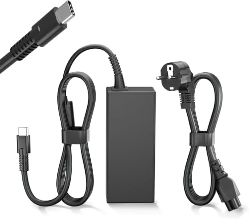 65W USB C Laptop Ladekabel für HP EliteBook x360 Ladegerät 20V 3.25A | für HP Elite x2 G2 G4 G8 ProBook 440 450 455 460 Envy Spectre Type-C Chromebook Netzteil
