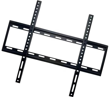 Slim Fixed TV Wall Mount Large Fit for 40 to 80 inch Screen Space Saver 15° Tilt Bracket Professional Look Wall Mount