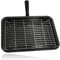 SPARES2GO Universal Oven Grill Pan Small Medium Rack & Detachable Handle (Non-Stick Vitreous Enamelled)
