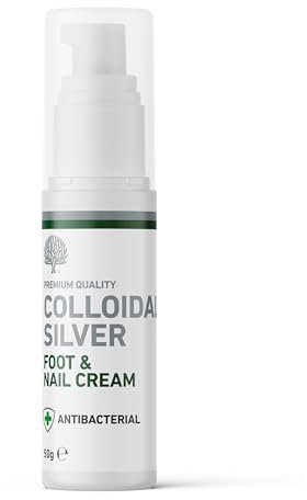 Nature's Greatest Secret All Natural Antibacterial Colloidal Silver Foot & Nail Cream 50g