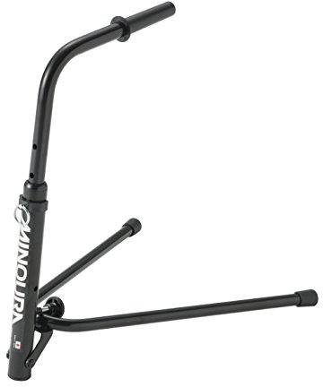 Minoura Spn-20 Fahrradständer, tragbar, mit Kurbelgarnitur, Schwarz