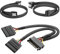 KabelDirekt – Juego de Cables (30cm 15 pines SATA a 2x 15 pines SATA cable de alimentación + 60cm 90° acodado + 60cm para conectar discos duros y reproductores (DVD, Blu-Ray))