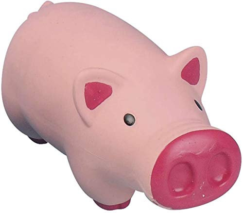 ICA DWL110 Jouet Cochon en Latex avec Son pour Chiens, 17,5 cm