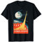 Sputnik USSR Vintage Poster T-Shirt Communist USSR Space T-Shirt
