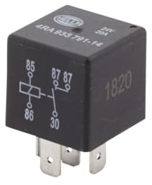 HELLA 4RA 933 791-141 Relais, Arbeitsstrom - 24V - 5-polig - Schließer