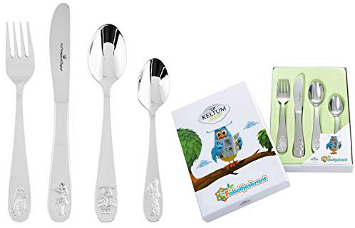 Geschenkartikel - Keltum Junior-Besteckset De Fabeltjeskrant für Damen - Edelstahl