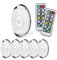 LED Puck Light, led Lights Battery Operated with Remote Control, Wireless Soft Lighting, Under Cabinet Lighting for Kitchen, Timer+ Dimmer, 4000K Warm White, 6 Pack