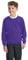 Boys Girls Unisex School Crew Neck Jumper Round Neck Fleece Sweatshirt Uniform Ages 3-16 Years Purple