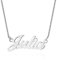 Bo&Pao Individuelle Namenskette 925 Sterling Silber mit einem Wunschname, Halskette Silber/Rosegold/Gold mit Name