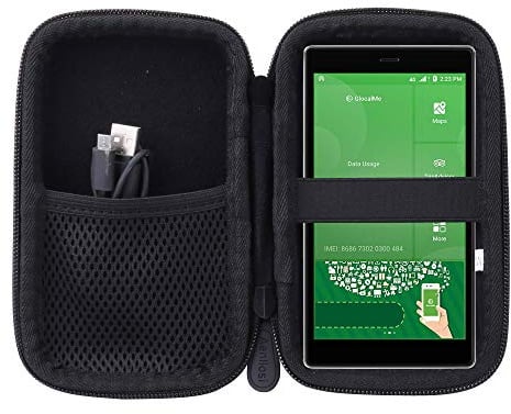 Aenllosi Hard Case for GlocalMe G4pro/G4 Mobile WiFi Hotspot, Black | EVA Hard Shell Protection, Shockproof and Dustproof Storage, Splash-Resistant Exterior, Scratch-Resistant Interior
