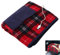 MHGLOVES Heated Blanket Electric 5V USB Warming Throw Soothing Lap Cape,Heating Pad Heating Blanket with Pocket for Office,Car,Camping,Home(Red)