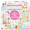 Bloom daily planners Planer Neu verbesserte klassische Planer-Stickerbögen – Verschiedene Sticker-Packs zum Dekorieren, Planen, Scrapbooking usw. – 708 Sticker pro Packung!