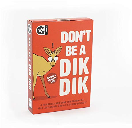 Ginger Fox Don't Be A Deer Deer Card Game | Hilarious Game Of Naughty Nature Names | Great Gift For Silly Grown Ups Aged 16+