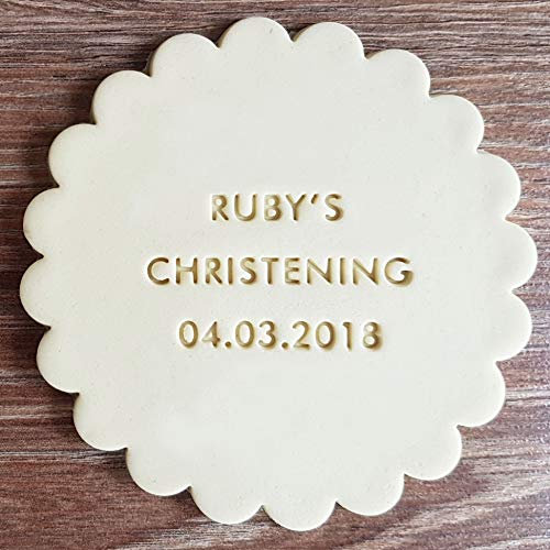 Taufe Personalisierte Keksstempel, Fondant