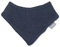 Sterntaler - Jungen Baby Winter Dreieckstuch gefüttert Microfleece mit Klettverschluss einfarbig gestrickt, dunkelblau – 4102070-marine, Größe 1