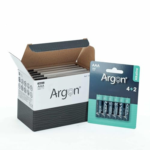 Pilas Alcalinas AAA y AA | Pack de 6 Pilas Triple A | Energía Duradera para Mandos, Juguetes y Relojes | Pilas Pequeñas de Larga Duración y Sin Mercurio