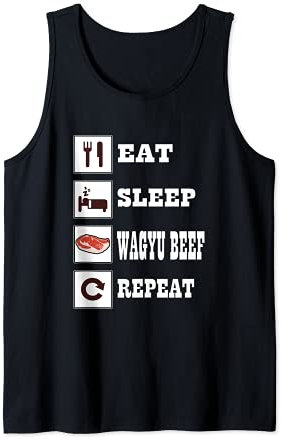 Wagyu Rindfleisch Barbecue Steak BBQ Grill Fleisch Wagyu Tank Top