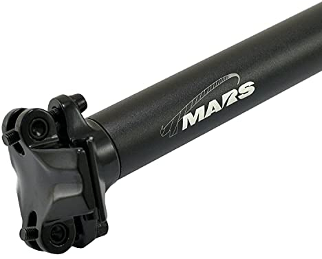 TMARS SD-428 27,2 x 600 mm Micri-Sattelstütze aus Legierung, schwarz, TS2446
