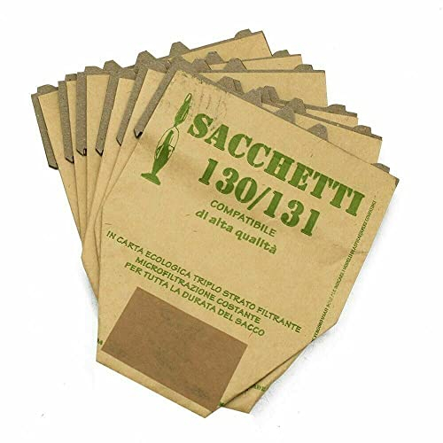 12 pz Sacchetti per Aspirapolvere Compatibili Folletto Scopa Elettrica VK 130-131 Compatibili